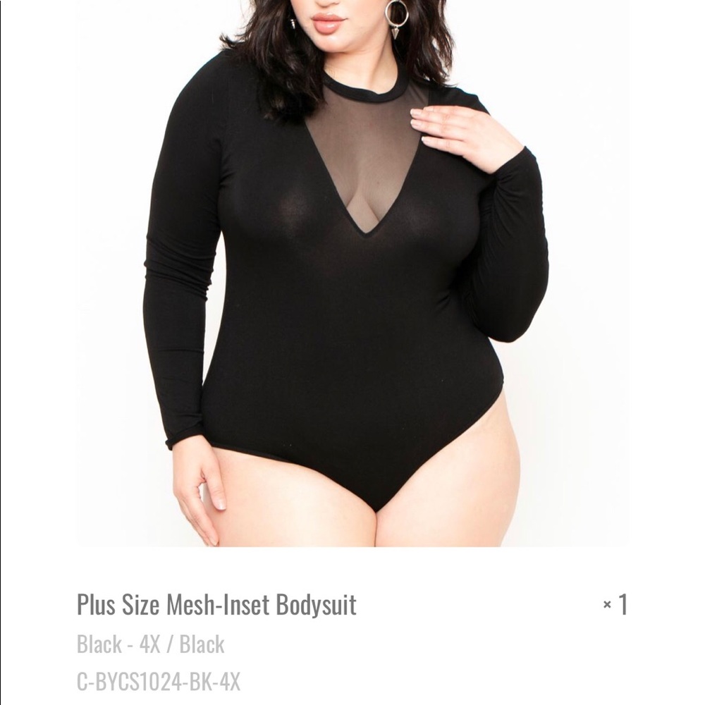 Plus size bodysuit